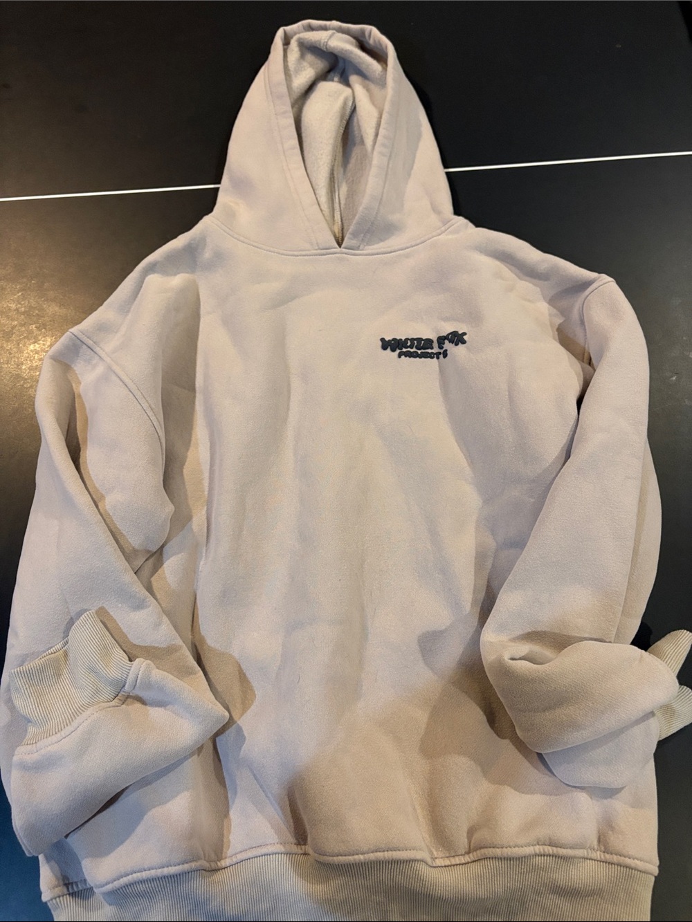 White fox hoodie